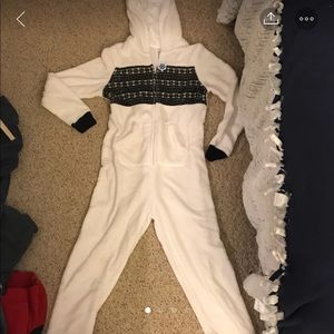 white panda onesie